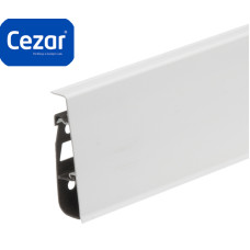 Плінтус пластиковий Cezar Hi Line Prestige ПВХ Білий Матовий