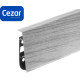 Плінтус пластиковий Cezar Hi Line Prestige ПВХ Дуб сірий світлий