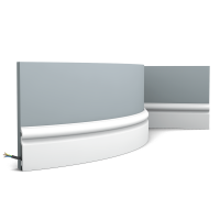 Плінтус поліуретановий гнучкий ORAC SX137F