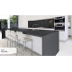 Широкоформатна панель HPL Deep Black 2423 Morematt