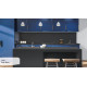 Широкоформатна панель HPL Deep Black 2423 Morematt