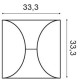 Декоративна 3D панель Orac Decor W107 Circle
