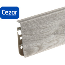Плінтус пластиковий Cezar Hi Line Prestige ПВХ Дуб Масала Матовий