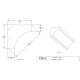 Декоративний гибкий карниз Orac Decor C250 Flex