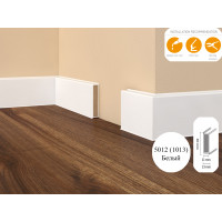 Плинтус МДФ Dollken Cubu flex 40 мм 5012 (1013) Белый